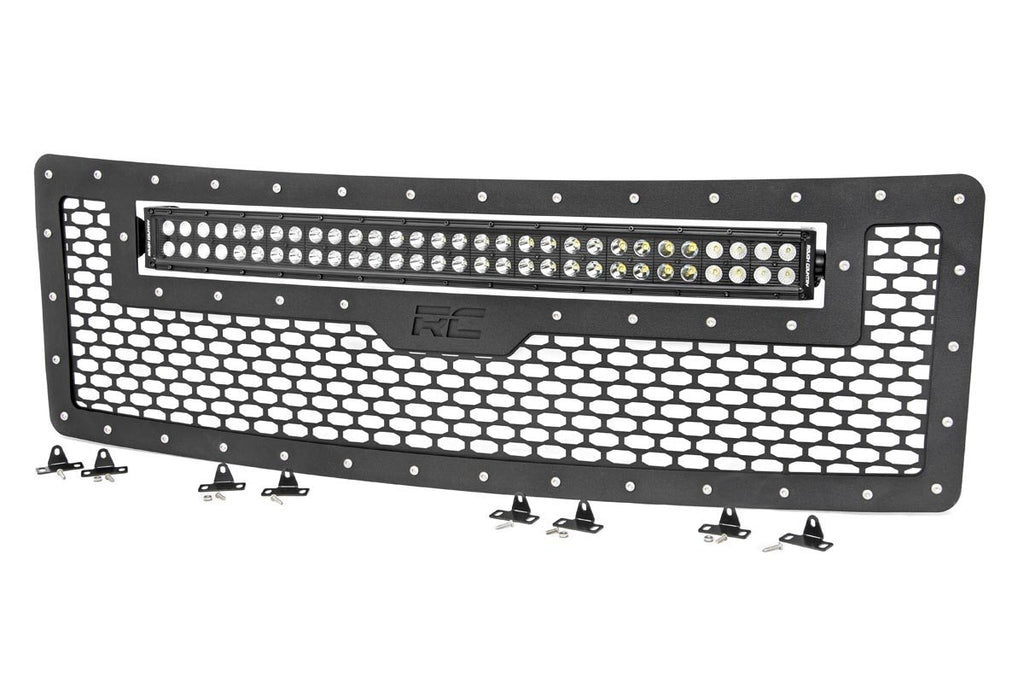 Mesh Grille 30inch Dual Row LED Black Ford F 150 2WD 4WD 09 14