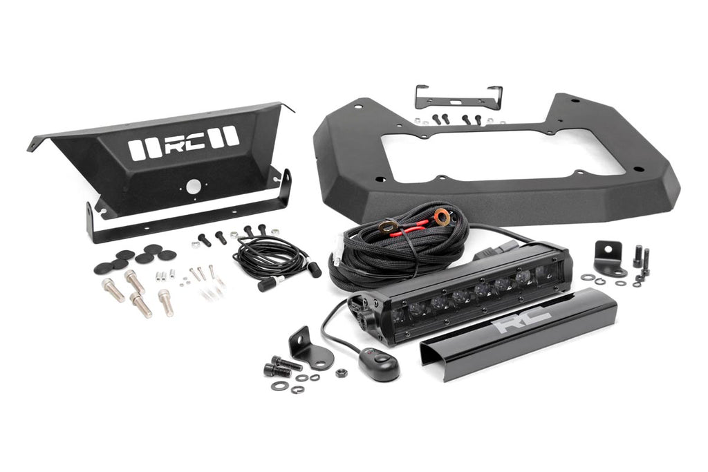 Spare Tire Carrier Delete 8 Inch BLK Ser LED Jeep Wrangler JL 18 23