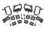LED Light Fog Mount Dual 2inch Black Pairs Spot Flood Ford F 150 15 17