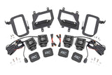 LED Light Fog Mount Dual 2inch Black Pairs SAE Ford F 150 15 17