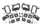 LED Light Fog Mount Dual 2inch Black Pairs Spot Ford F 150 15 17