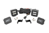 LED Light Ditch Mount 2inch Black Pair Spot Ford F 150 15 23 F 150 Lightning 2022