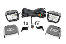 Load image into Gallery viewer, LED Light Ditch Mount 2inch Chrome Pair Wide Angle Ford F 150 15 23