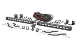 LED Light Grille Mount 10inch Black Slimline Pair Ford F 150 18 20