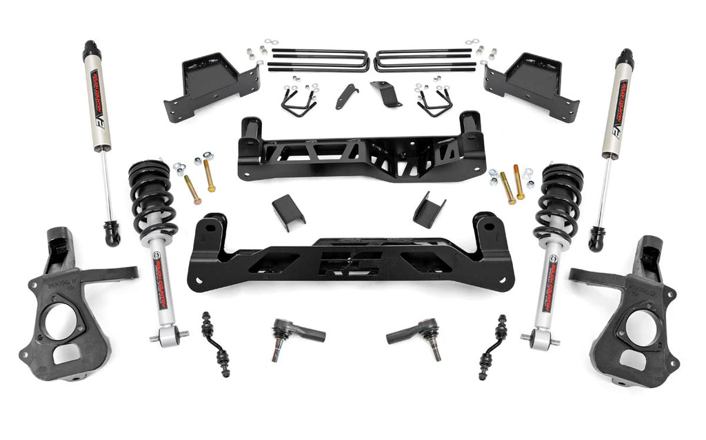7inch Lift Kit Alu Stamp Steel N3 Strut V2 Chevy GMC 1500 14 18