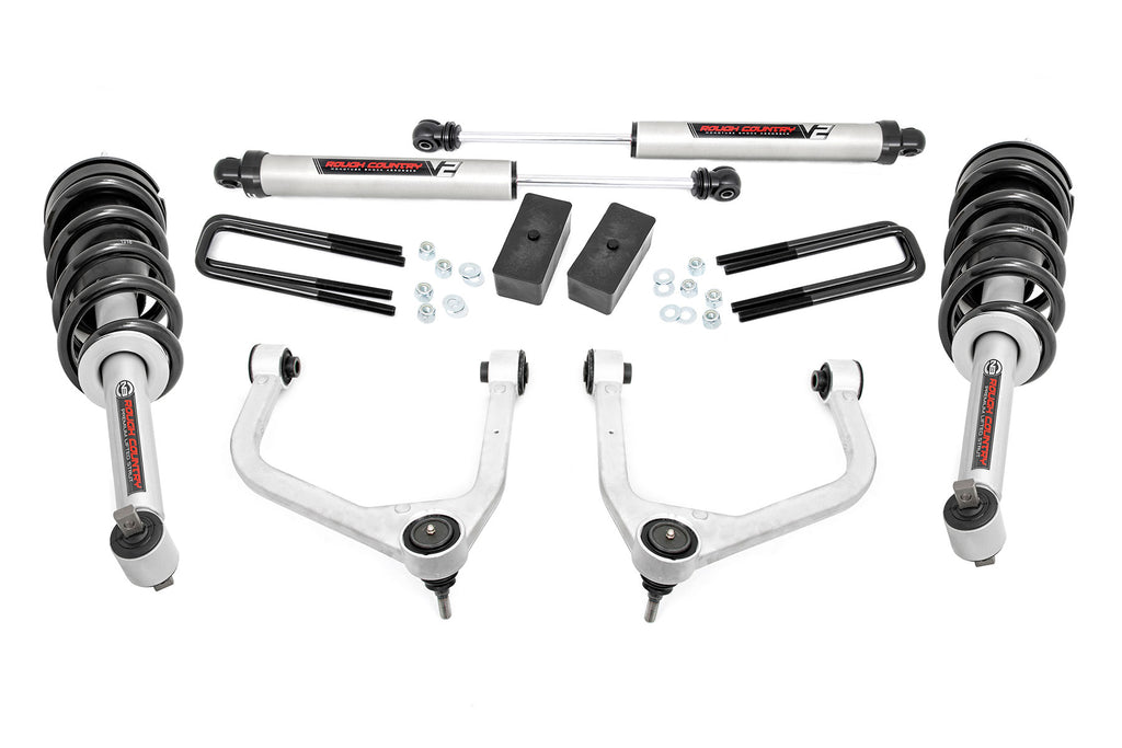 3.5 Inch Lift Kit N3 Struts V2 GMC Sierra 1500 2WD 4WD 19 23