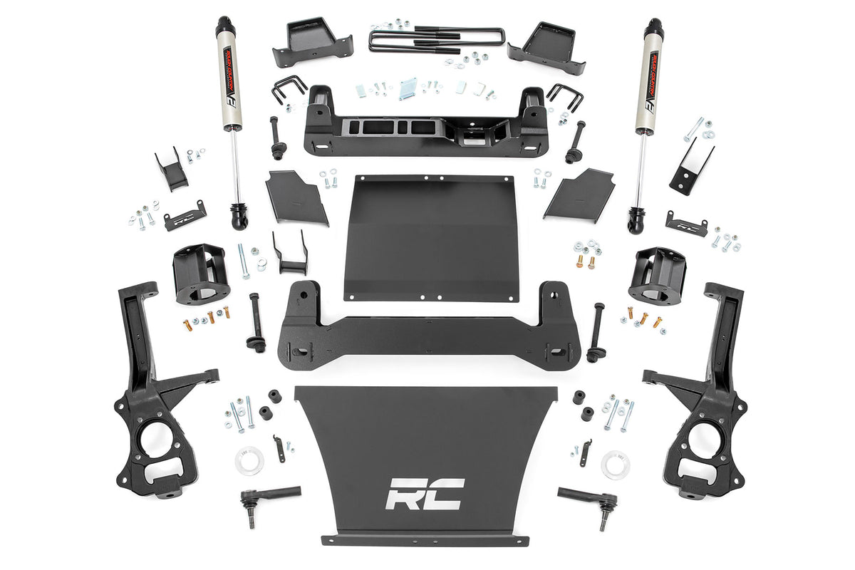 4 Inch Lift Kit AT4 Trailboss V2 Chevy GMC 1500 19 23 TheEdgeAutomotive