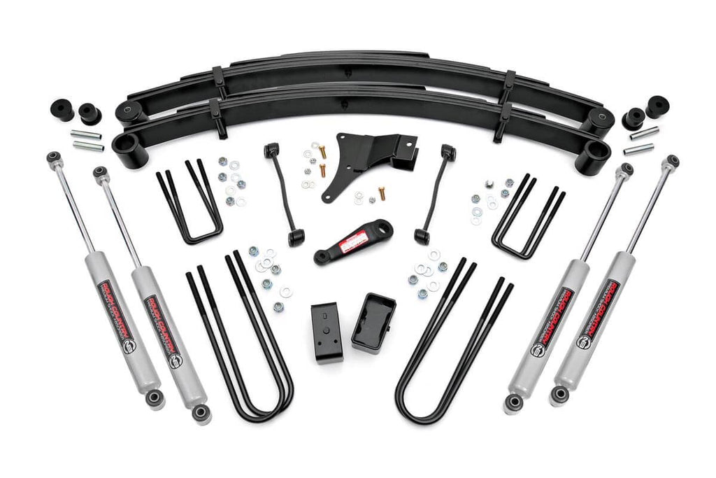 6 Inch Lift Kit Rear Blocks Ford Super Duty 4WD 1999