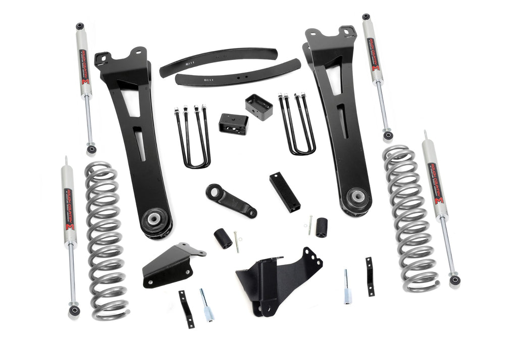 6 Inch Lift Kit Gas Radius Arm M1 Ford Super Duty 05 07