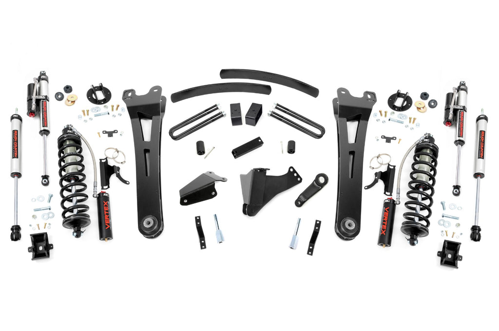 6 Inch Lift Kit Gas Radius Arm C O Vertex Ford Super Duty 05 07