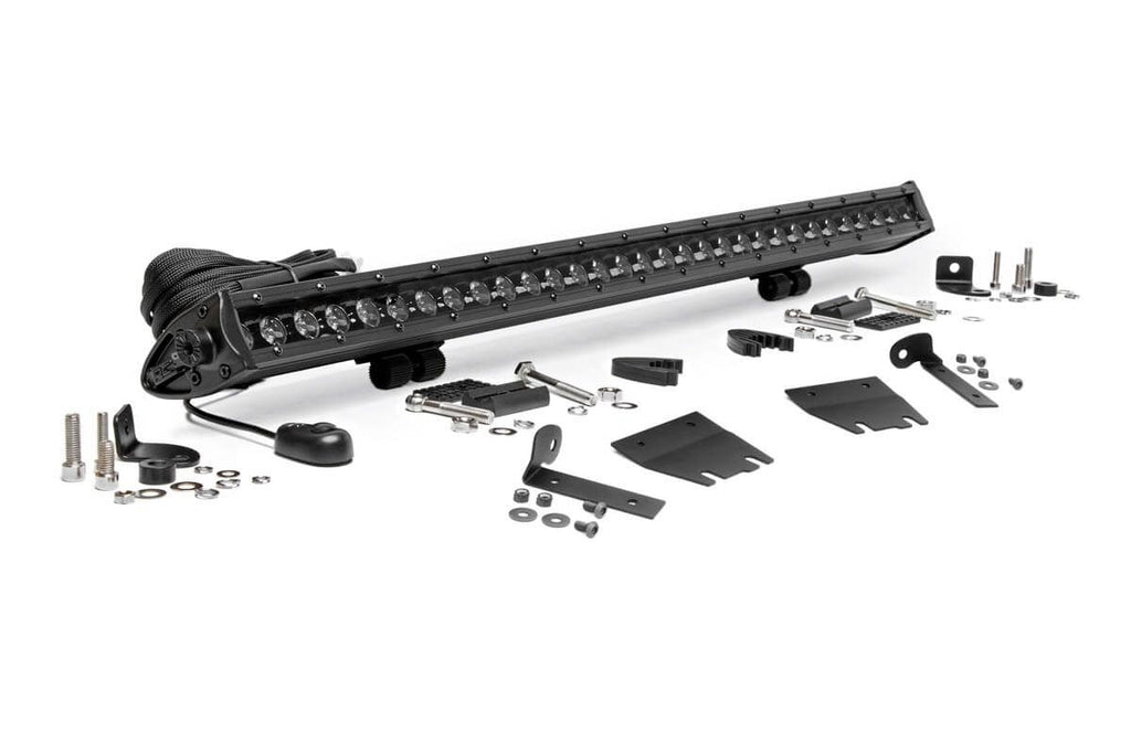 Jeep 30 inch LED Hood Kit 18 21 Wrangler JL 20 21 Gladiator JT Black Series