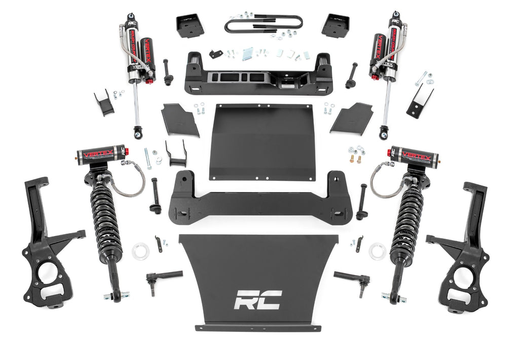 6 Inch Lift Kit Mono Leaf Rear Vertex Chevy Silverado 1500 2WD 4WD 2019 2023
