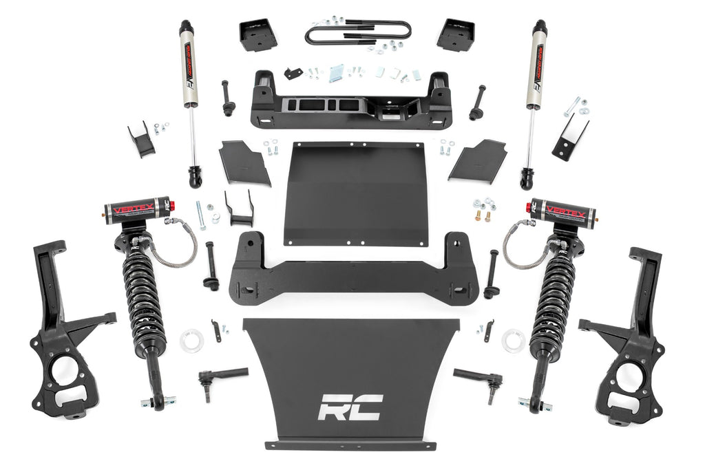6 Inch Lift Kit Mono Leaf Rear Vertex V2 Chevy Silverado 1500 2WD 4WD 19 23