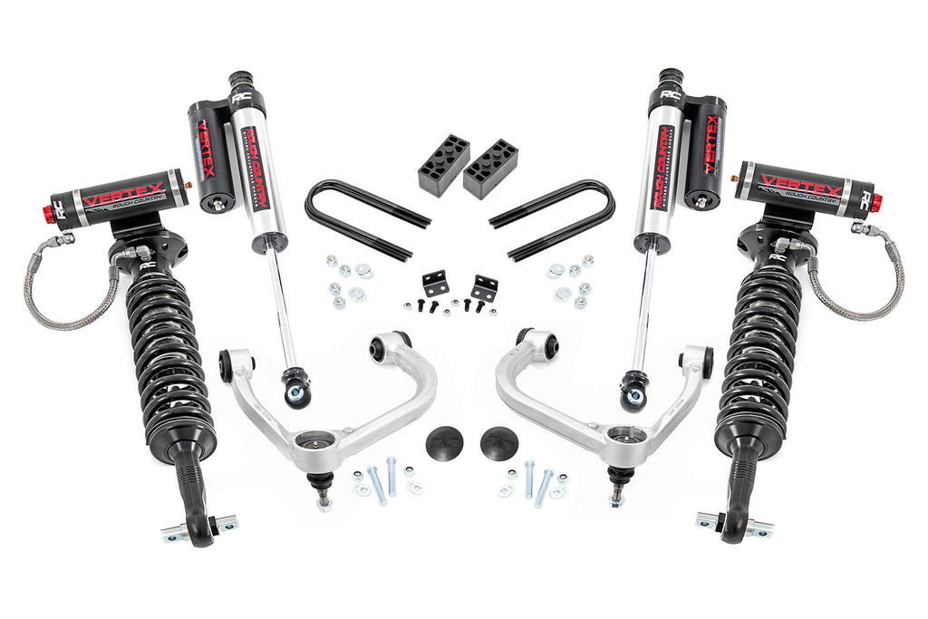 3 Inch Lift Kit Fabbed UCA Vertex Ford F 150 4WD 2021 2023