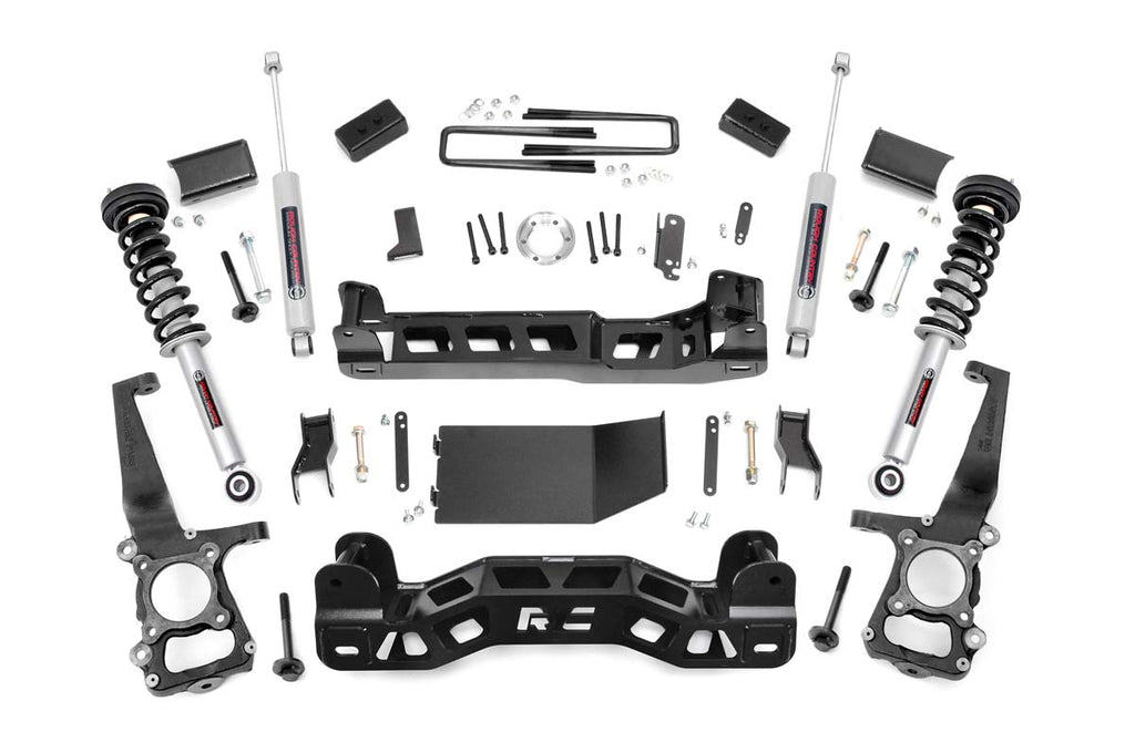 4 Inch Lift Kit N3 Struts Ford F 150 4WD 2011 2013