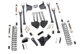 8 Inch Lift Kit 4 Link RR Blocks V2 Ford Super Duty 05 07