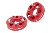 1.5 Inch Wheel Adapters 5x5 to 5x4.5 Red Jeep Wrangler JK 07 18