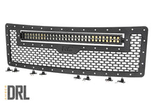 Load image into Gallery viewer, Mesh Grille 30inch Dual Row LED Black Amber DRL Ford F 150 09 14