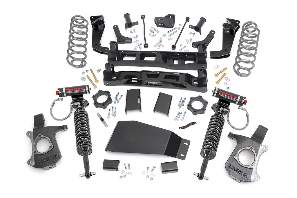 7 Inch Lift Kit Vertex Coilovers Chevy GMC SUV 1500 07 14