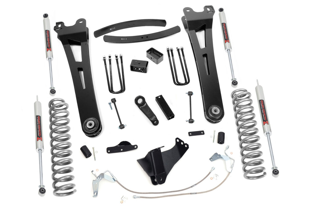 6 Inch Lift Kit Gas Radius Arm M1 Ford Super Duty 08 10