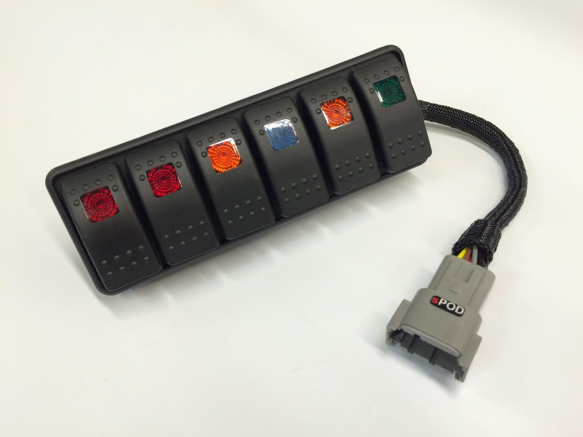 Universal Modular 6 Switch Panel w/ 90 Degree Source Bracket and 84 ...