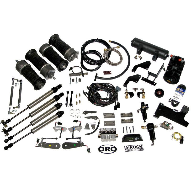 Jeep TJ Air Suspension System Combo For 97-06 Wrangler TJ 4.0L Includes York On Board Air and Sway Bar AiROCK