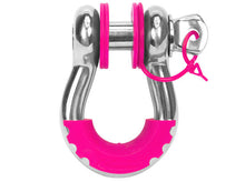 Load image into Gallery viewer, D Ring Isolator With Lock Washer Kit 6 Washers 2 Locking Washers 2 Isolators Fluorescent Pink Daystar