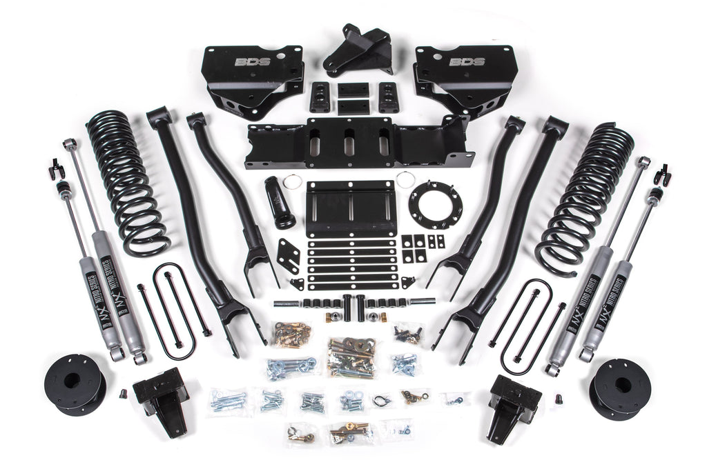 5.5 Inch Lift Kit w/ 4-Link | Ram 3500 w/ Rear Air Ride (19-23) 4WD | Gas