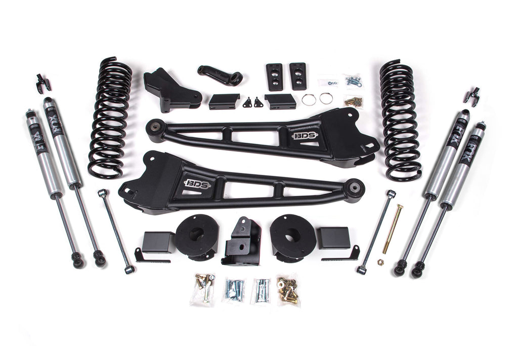 4 Inch Lift Kit w/ Radius Arm | Ram 2500 w/ Rear Air Ride (14-18) 4WD | Gas