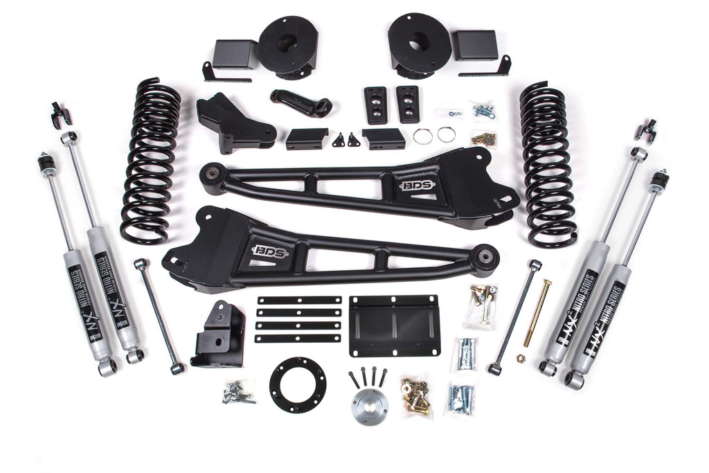 6 Inch Lift Kit w/ Radius Arm | Ram 2500 w/ Rear Air Ride (14-18) 4WD | Diesel