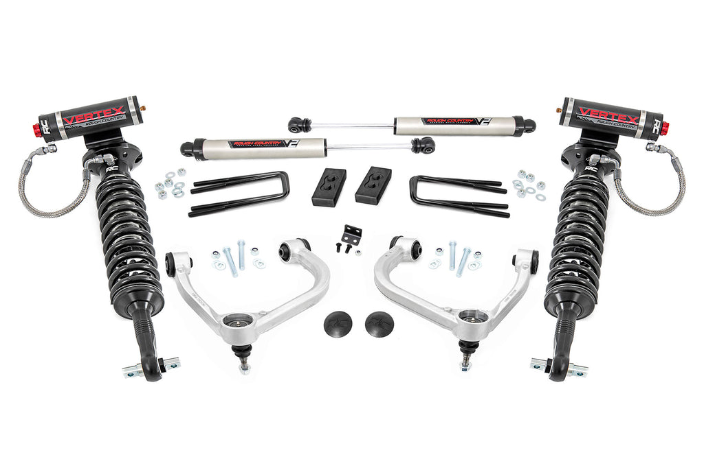 3 Inch Lift Kit Fabbed UCA Vertex V2 Ford F 150 4WD 21 22