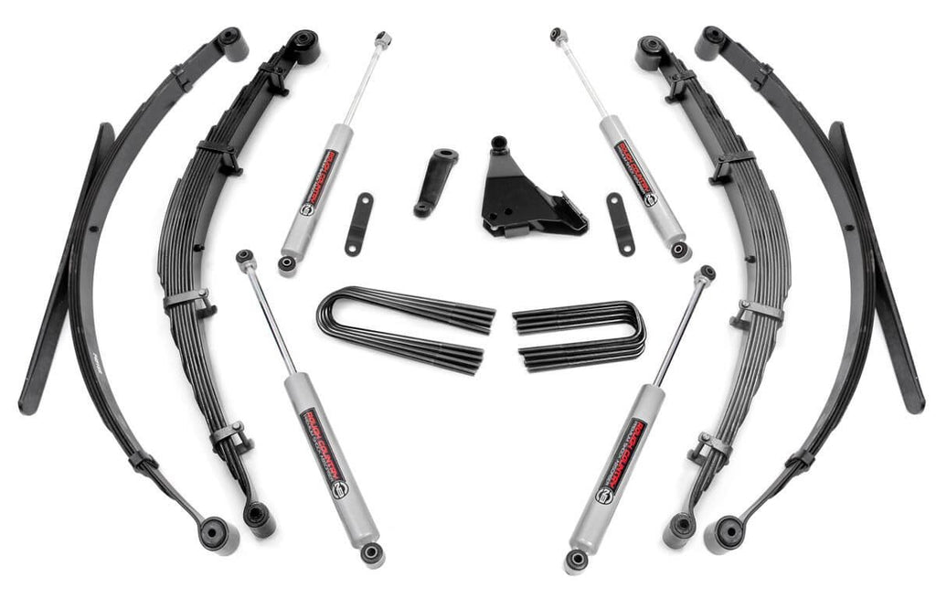 6 Inch Lift Kit Rear Springs Ford Super Duty 4WD 1999 2004