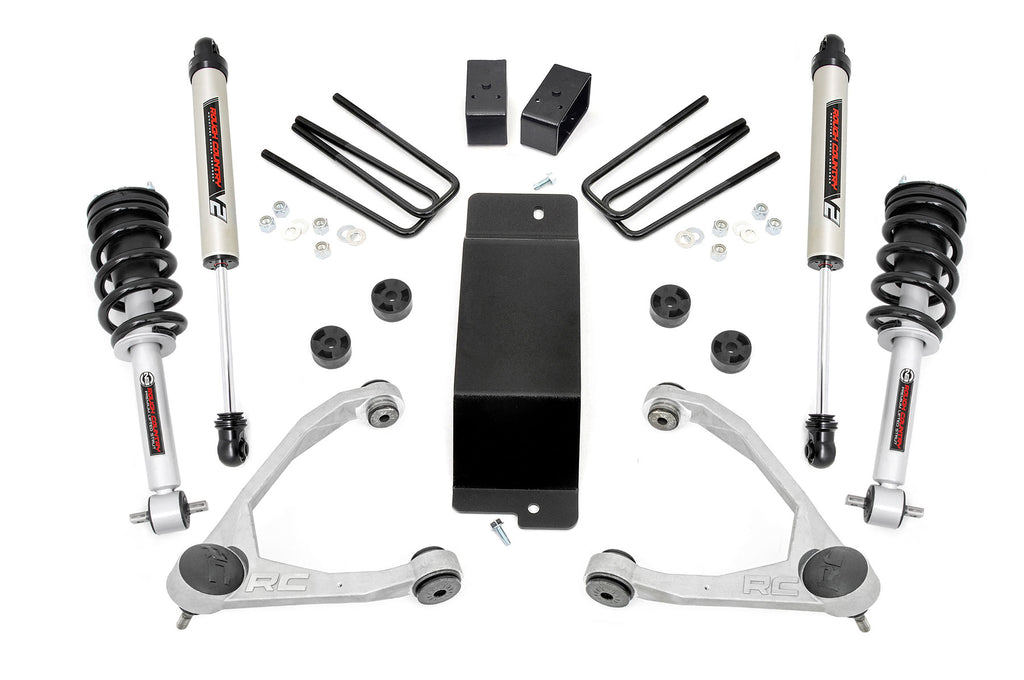 3.5 Inch Lift Kit UCA N3 Struts V2 Chevy GMC 1500 07 13