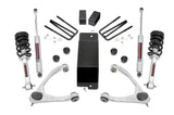 3.5 Inch Lift Kit Forged UCA N3 Strut Chevy GMC 1500 14 16