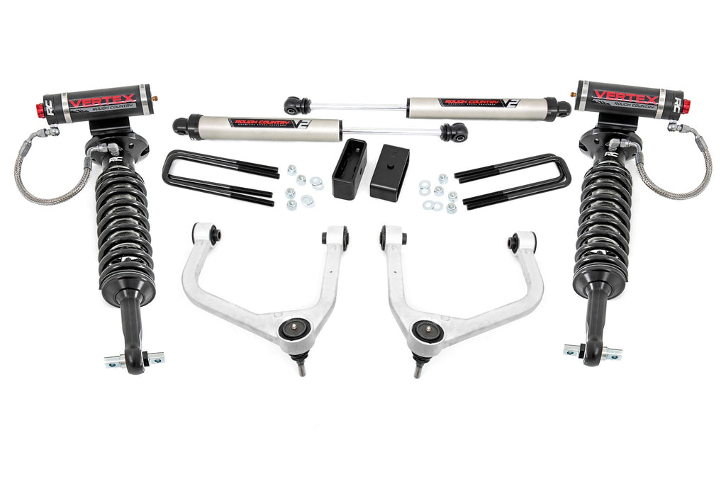 3.5 Inch Lift Kit Vertex V2 Chevy Silverado 1500 2WD 4WD 19 23