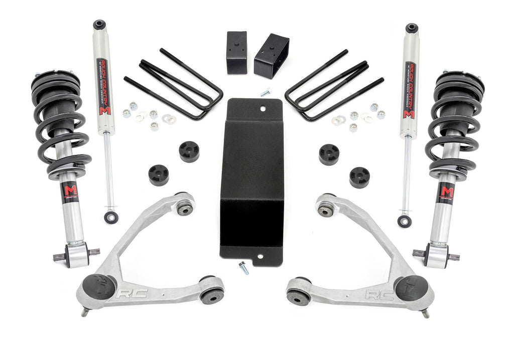 3.5 Inch Lift Kit Forged UCA M1 Strut  Chevy GMC 1500 14 16