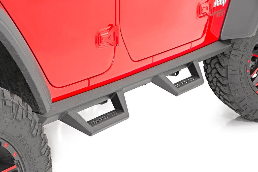 Contoured Drop Steps 4 Door Jeep Wrangler 4xe 21 23 Wrangler JL 18 23
