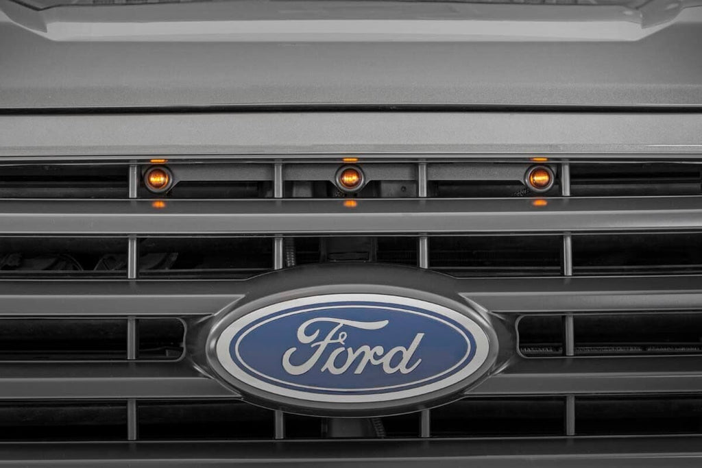 LED Light OEM Grill Mount Amber Marker Ford F 150 15 17