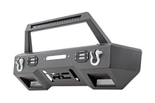 Load image into Gallery viewer, FR Bumper Stubby Hoop BLK LED Jeep Gladiator JT Wrangler JK and JL