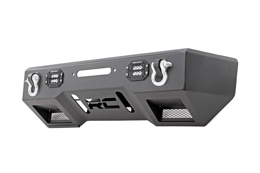 Front Bumper Stubby BLK LED Jeep Gladiator JT Wrangler JK and JL
