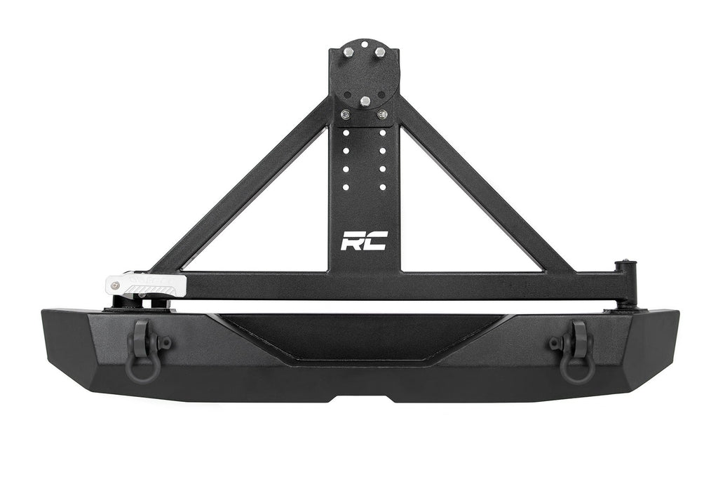 Rear Bumper Rock Crawler Tire Carrier Jeep Wrangler JK 07 18