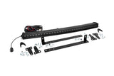 LED Light Grille Mount 30inch Black Single Row Ford F 150 09 14