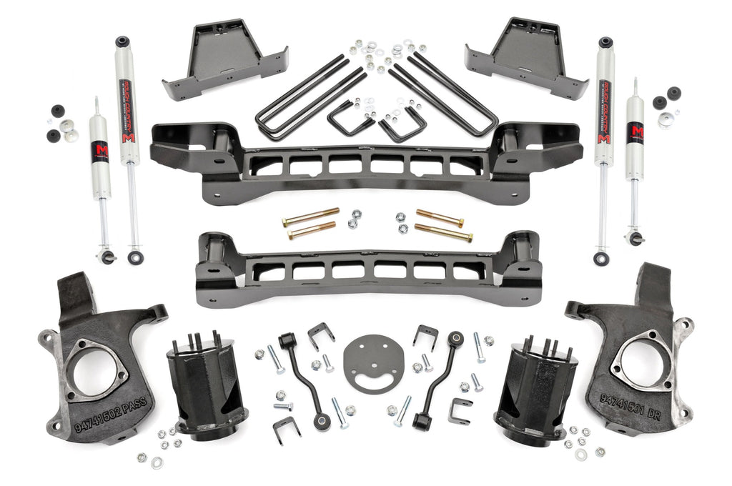 6 Inch Lift Kit M1 Shocks Chevy GMC 1500 99 06 and Classic