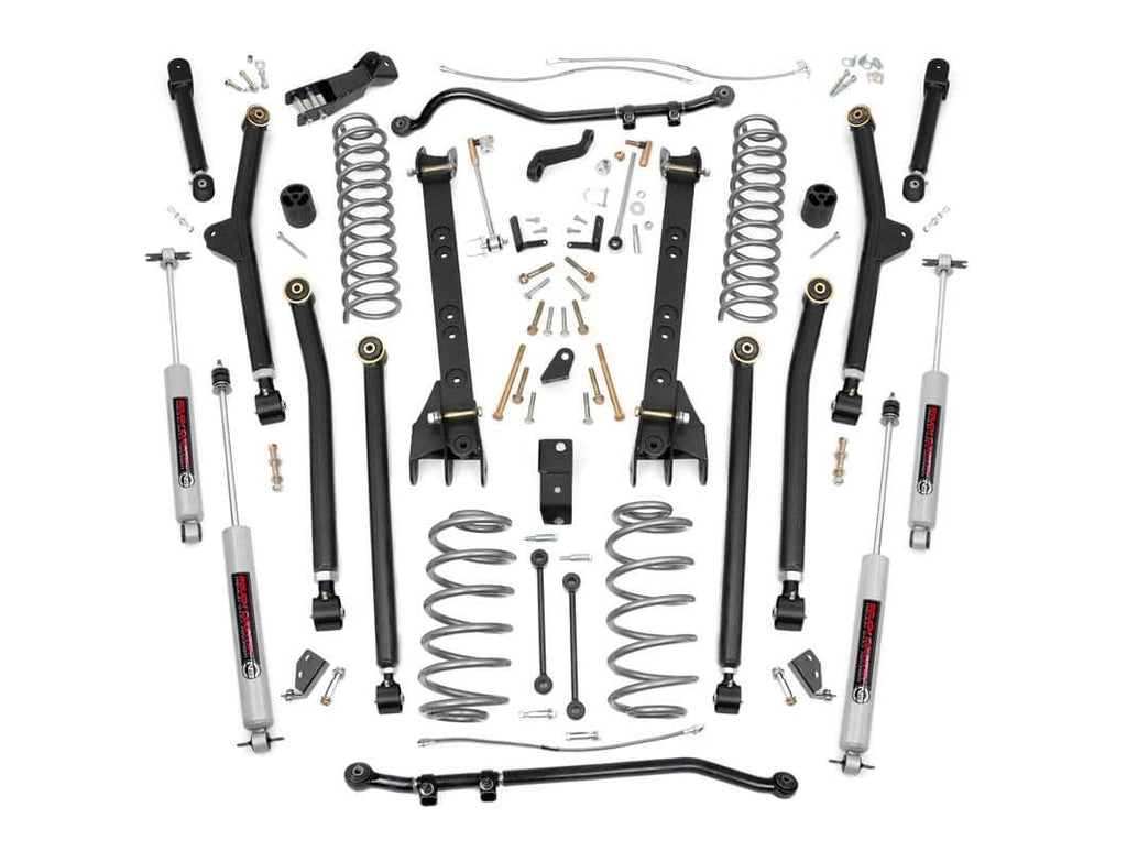 6 Inch Lift Kit Long Arm Jeep Wrangler TJ 4WD 1997 2006