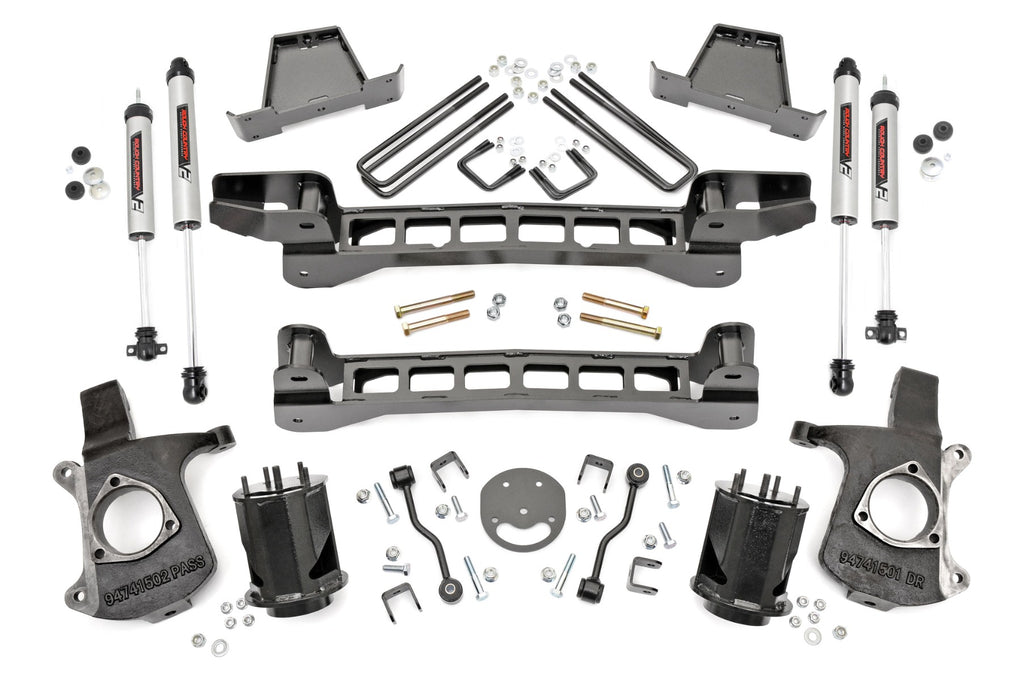 6 Inch Lift Kit V2 Shocks Chevy GMC 1500 99 06 and Classic