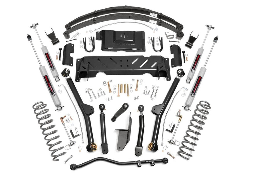 6.5 Inch Lift Kit Long Arm NP242 Jeep Cherokee XJ 4WD 84 01