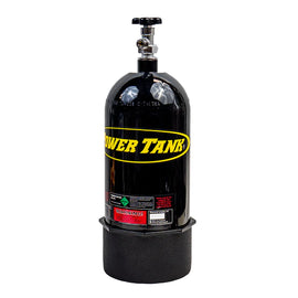 CO2 Tank 10 Lb W/Valve & Boot Gloss Black Power Tank