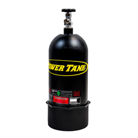 CO2 Tank 10 Lb W/Valve & Boot Matte Black Power Tank