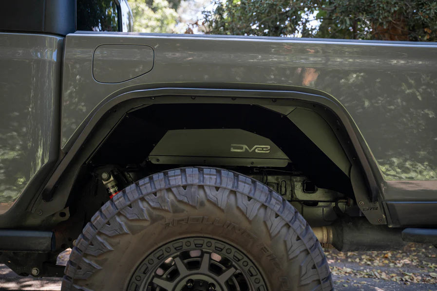 Jeep Gladiator Rear Inner Fenders For 20-Pres Gladiator Black