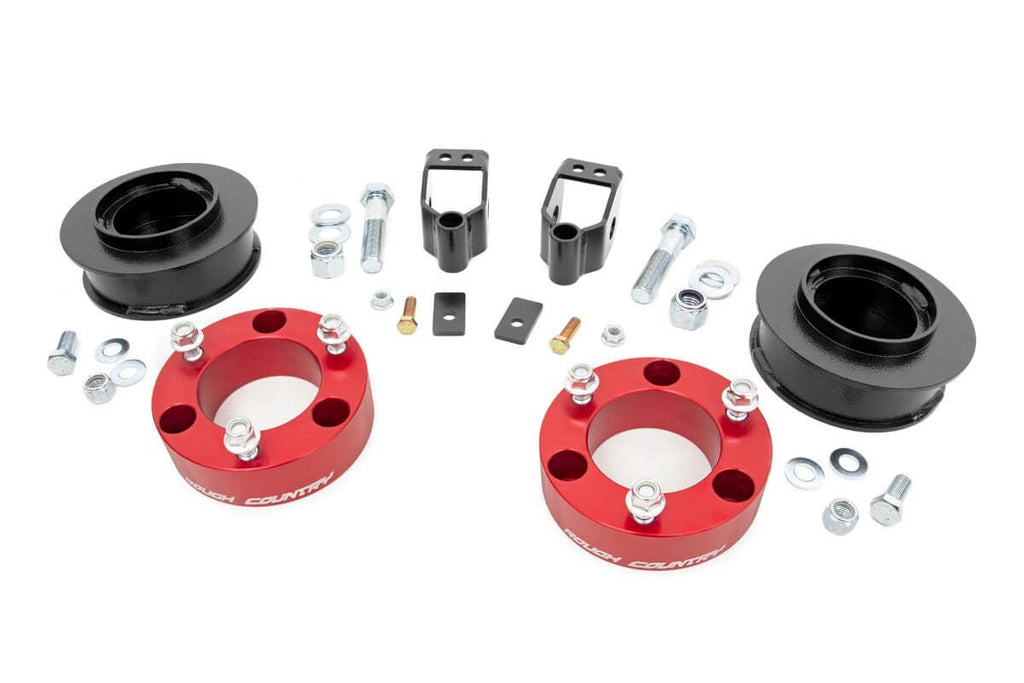 3 Inch Lift Kit X REAS RR Spacers Red Toyota 4Runner 03 09